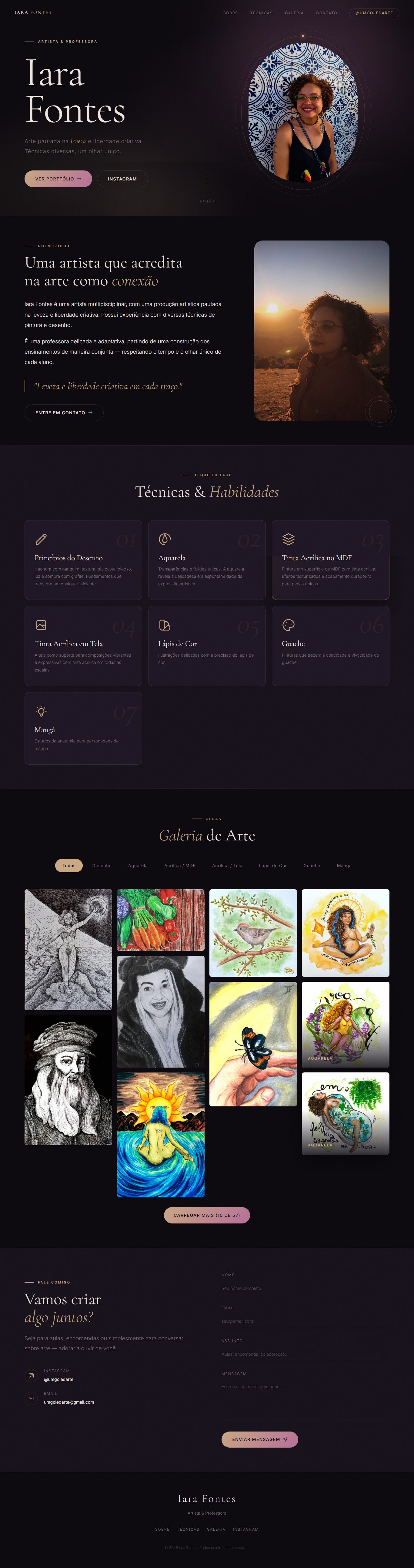 Portfólio Artistico